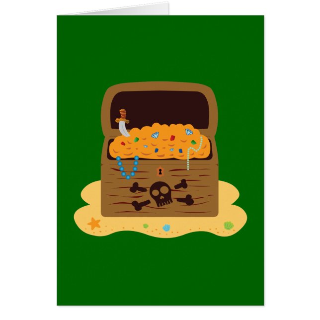 Pirate Hintern Schatztruhe (Vorne)