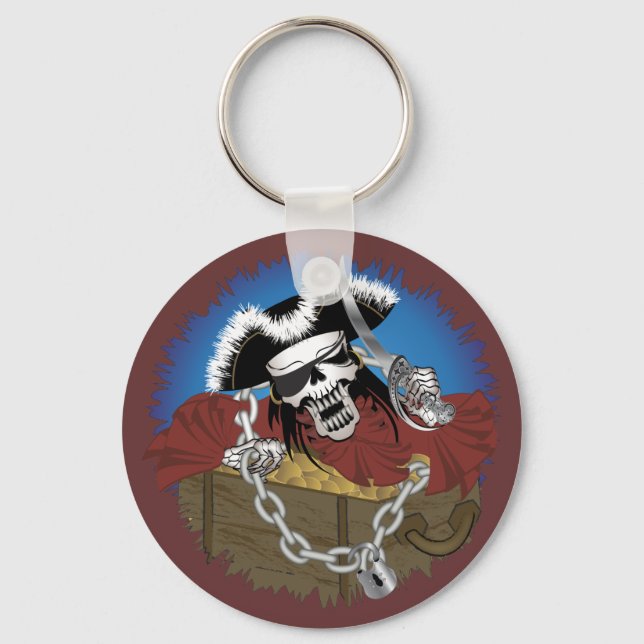 Pirate Hintern Schlüsselanhänger (Vorderseite)