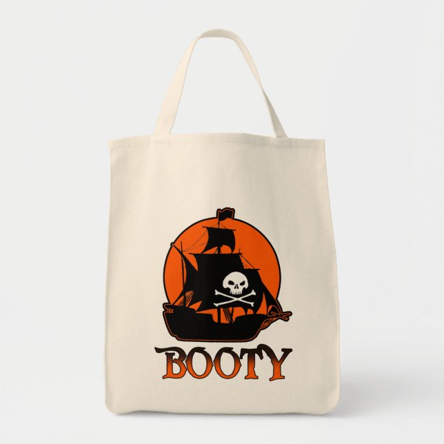 Pirate Hintern Trick oder Treat Bag Tragetasche (Vorne)