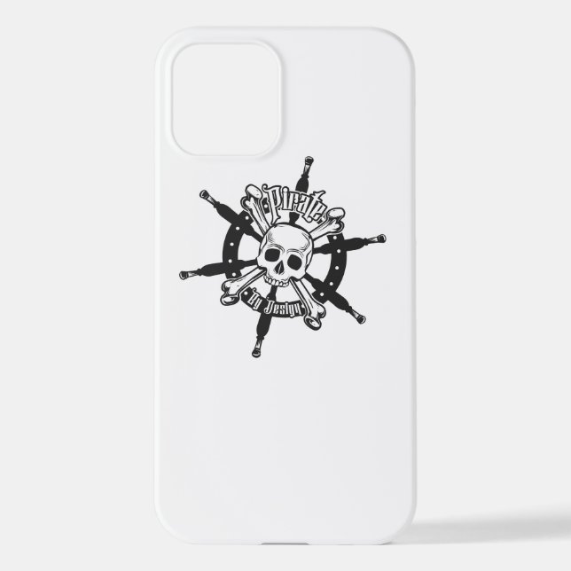 Pirate iPhone Case 12 iPhone Hülle (Rückseite)