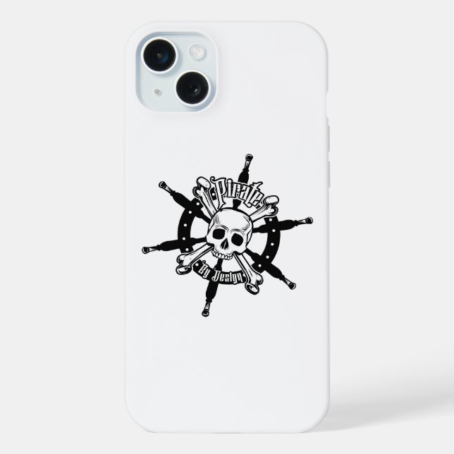 Pirate iPhone Case 15 Plus iPhone Hülle (Rückseite)
