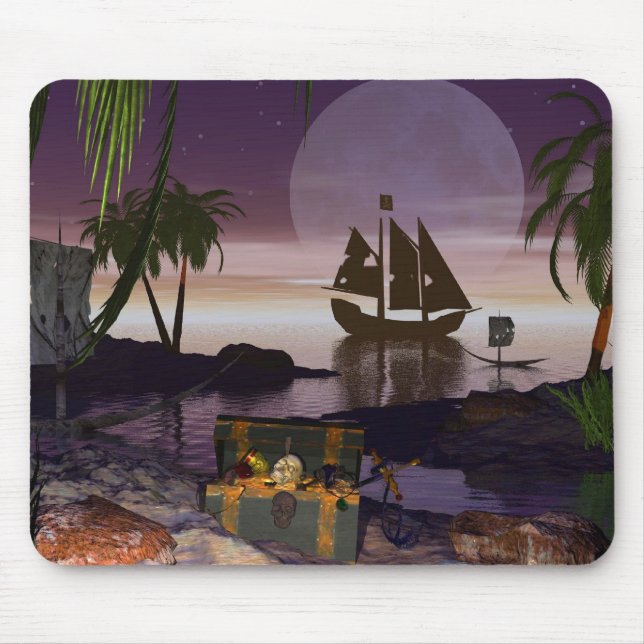 Pirate Island Mousepad (Vorne)