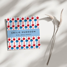 Pirate Jellyfish, Play Center, Activity Center Quadratische Visitenkarte