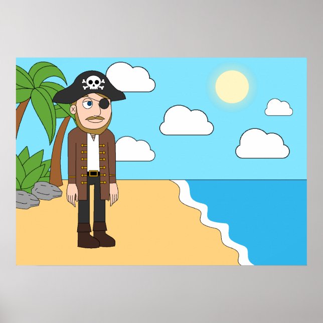 Pirate Joey Nigro Poster (Vorne)