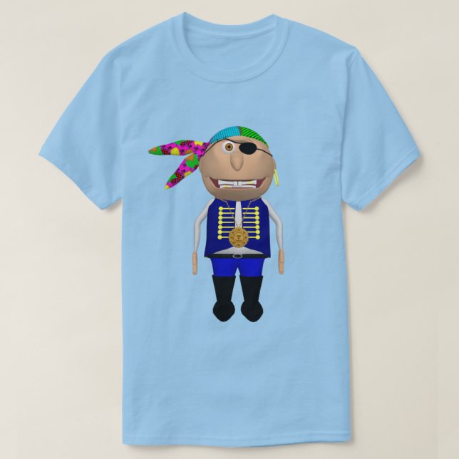 Pirate Johnny T-shirt (Design vorne)