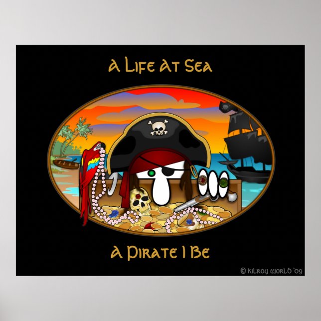 Pirate Kilroy Poster (Vorne)