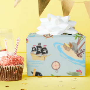 Pirate Kindergeburtstag Party Geschenkpapier