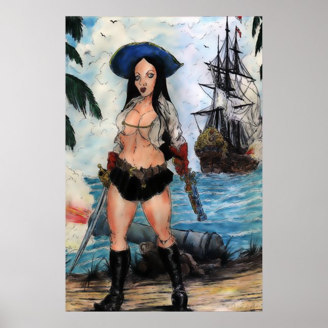 Pirate Lady Poster (Vorne)