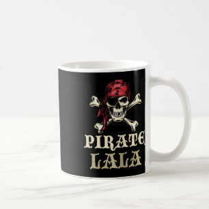 Pirate Lala Skull Matching Oma Halloween Costu Kaffeetasse