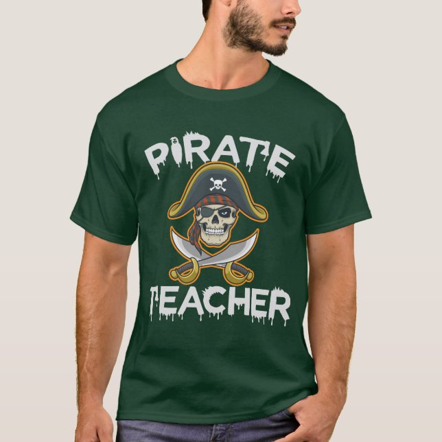 PIRATE LEHRER T-Shirt (Vorderseite)