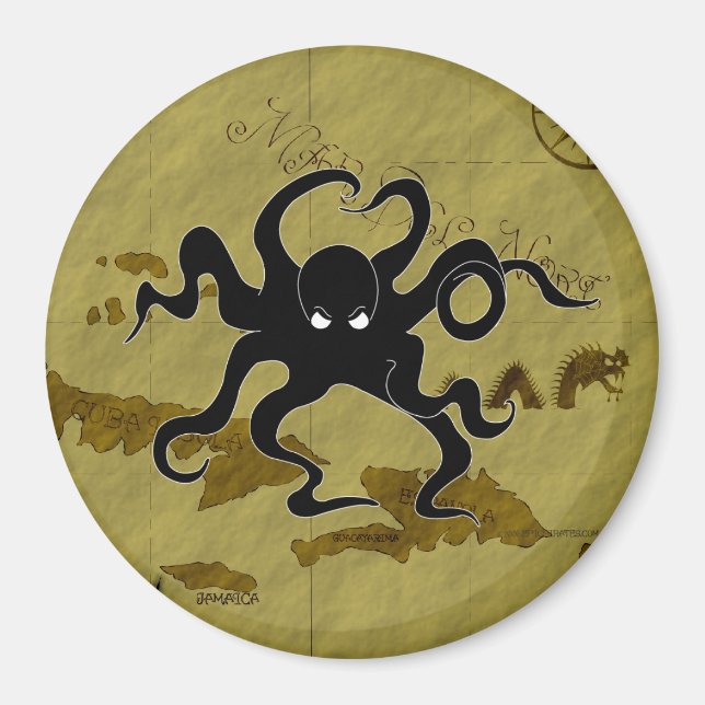 Pirate Map #1 Magnet (Vorne)