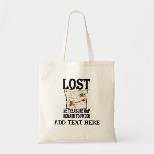 Pirate Map Canvas Bags Tragetasche
