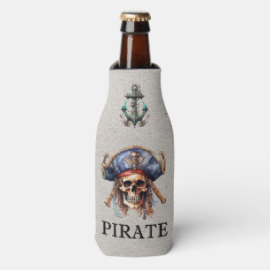 Pirate Mascot Flasche Cooler Flaschenkühler