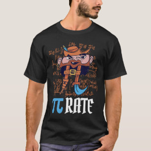 Pirate Math Pi rate Symbol Pi Day Teacher 3 14 Ma T-Shirt
