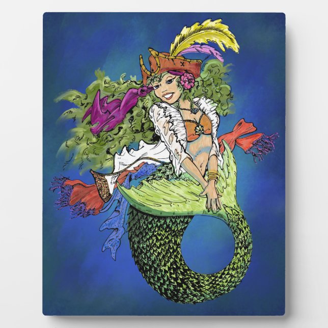 Pirate Mermaid Fotoplatte (Vorderseite)