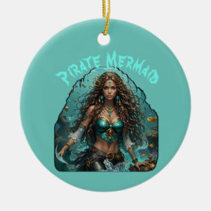 Pirate Mermaid Lady Thunder_Cove Keramik Ornament