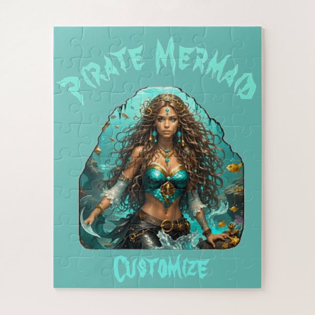 Pirate Mermaid Lady Thunder_Cove Puzzle (Vertikal)