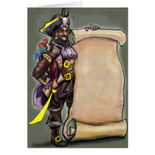 Pirate mit Schatzkarte