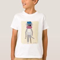 Pirate Monkey Fun Sockmonkey Cartoon Charakter