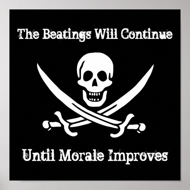 Pirate Morale Booster Poster (Vorne)