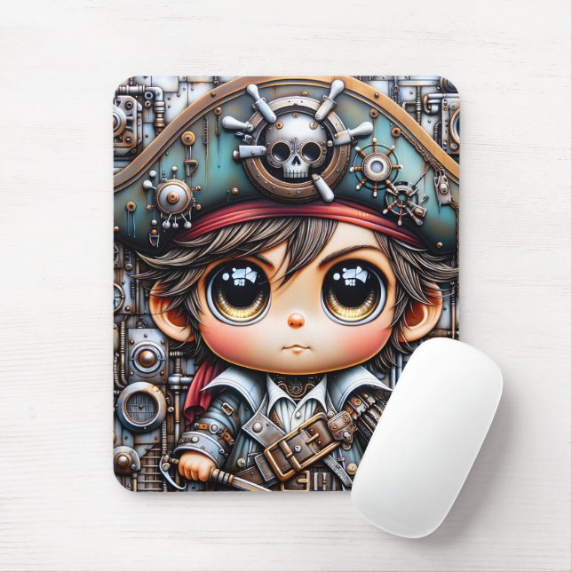 Pirate Mousepad (Mit Mouse)