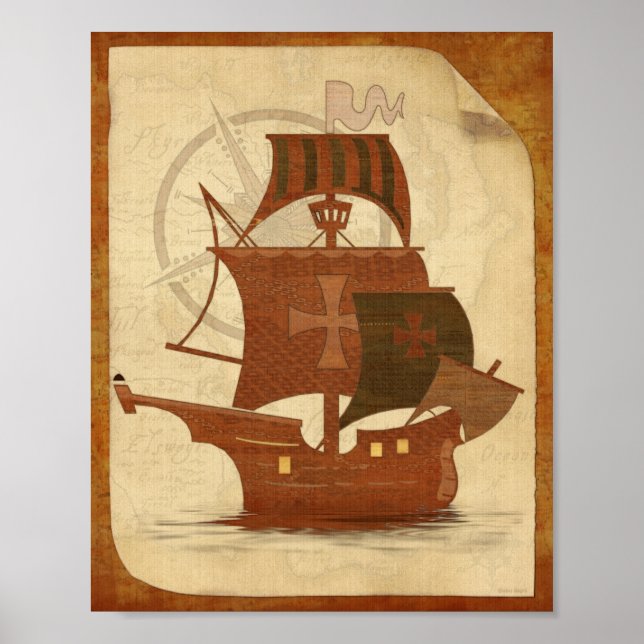 Pirate Mystery Ship Poster (Vorne)