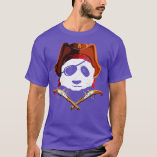 Pirate Panda Geschenk Kinder T-Shirt