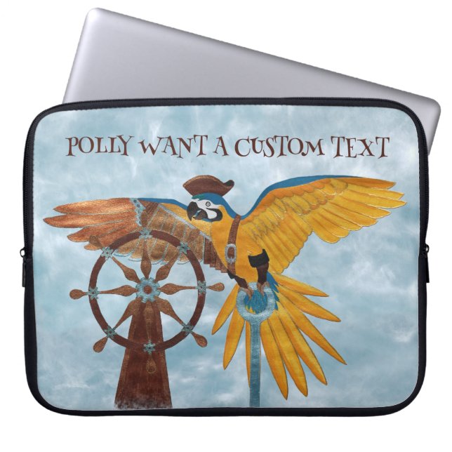 Pirate Parrot Laptopschutzhülle (Vorderseite)