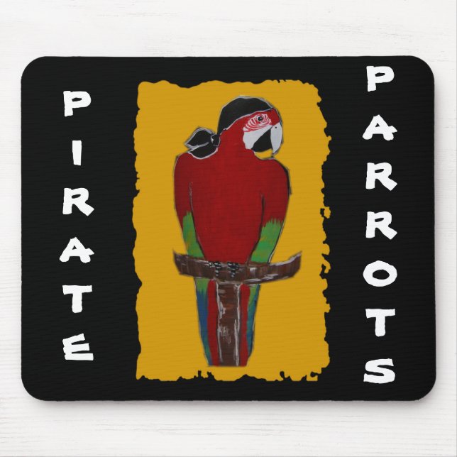 Pirate Parrot Mousepad (Vorne)