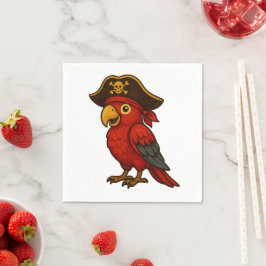 Pirate Parrot Serviette