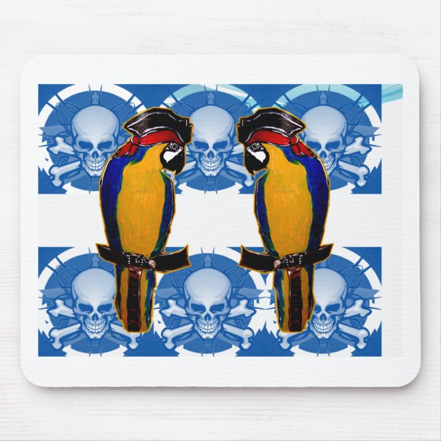 Pirate Parrots Mousepad (Vorne)