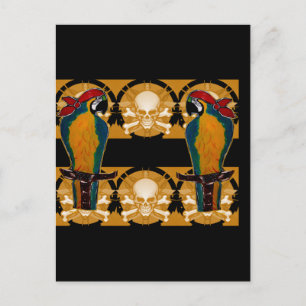 Pirate Parrots Postkarte