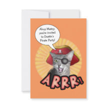 Pirate-Party Einladung