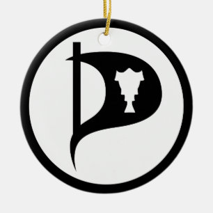 Pirate Party Island Keramik Ornament