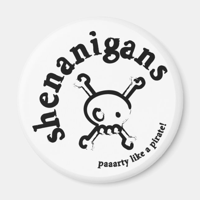 Pirate Party Magnet (Vorne)