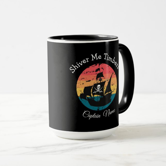 Pirate Party Ship Tasse (VorderseiteRechts)