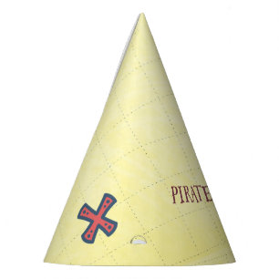 Pirate Party Treasure Karte Partyhütchen