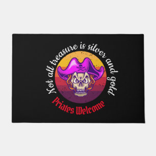 Pirate Party Willkommen Doormat Fußmatte