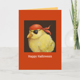 Pirate Peep Halloween-Karte Karte