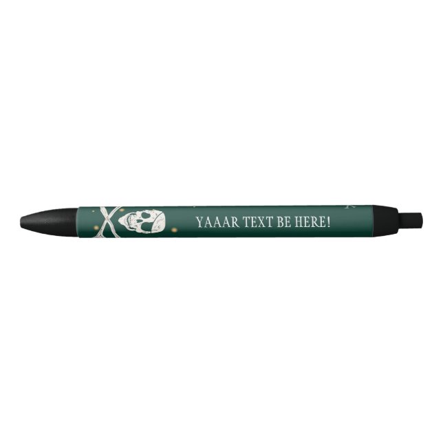 Pirate Pen Skull Crossbones Kugelschreiber (Vorderseite)