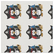 Pirate Penguin mit Parrot