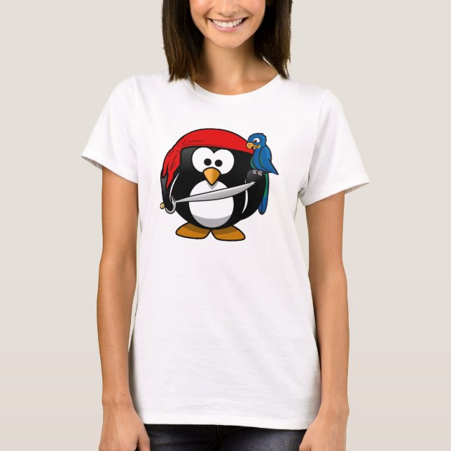 Pirate Penguin T-Shirt (Vorderseite)