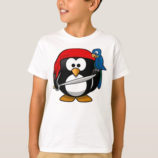 Pirate Penguin T-Shirt (Vorderseite)