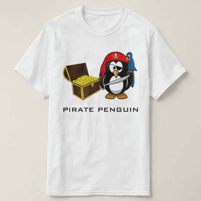 Pirate Penguin T-Shirt (Design vorne)