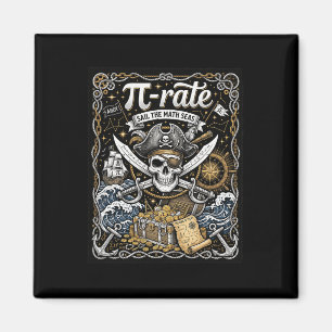 Pirate Pi Rate Für Pi Tag Mathe Piraten Lehrer Sch Magnet