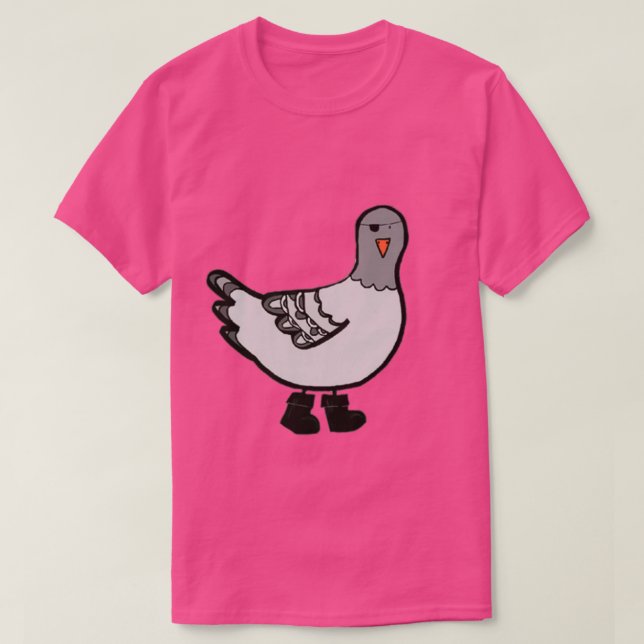 Pirate Pigeon T-Shirt (Design vorne)