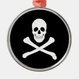 Pirate (Piratenflagge) Flag Keramik Ornament Aus Metall