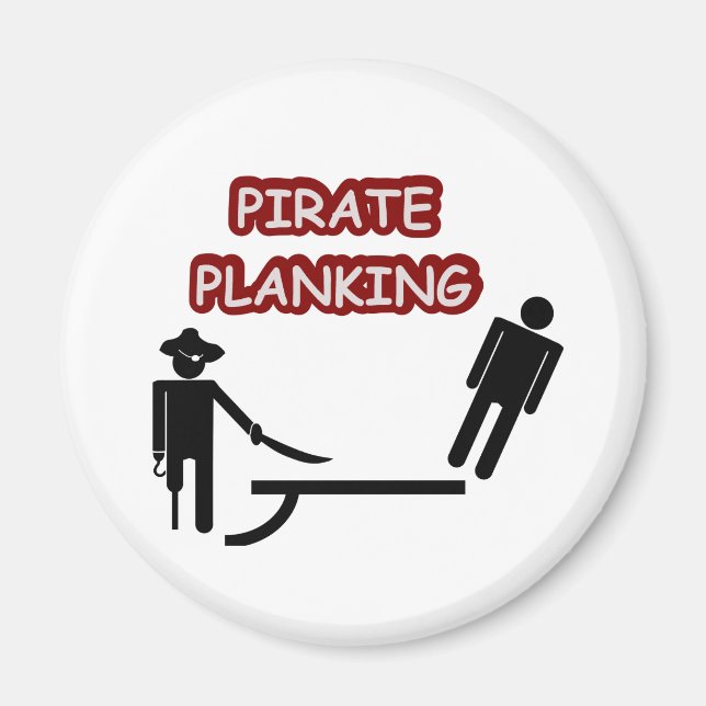 Pirate Planking Magnet (Vorne)