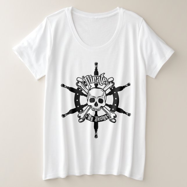 Pirate Plus Size Tshirt (Design vorne)