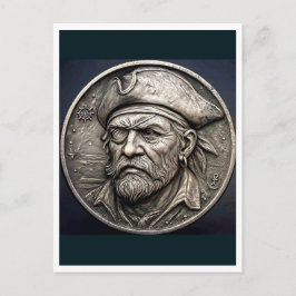 Pirate. Postcard Postkarte